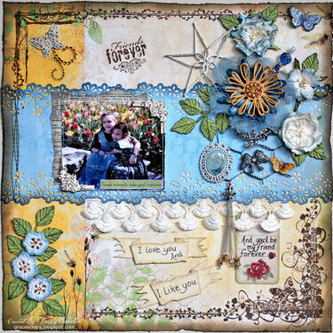 Forever Friends **DT Reveal for The Scrapping Stamper**