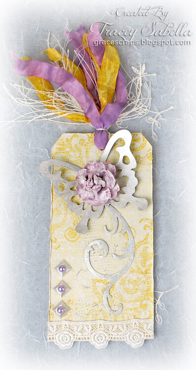Butterfly Tag DT for ScrapThat! August Days to Remember Kit