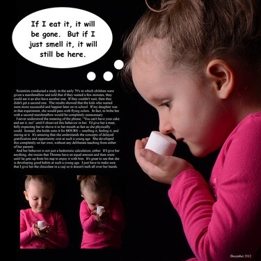 Have your marshmallow!