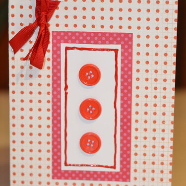 red button card