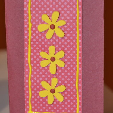 Yellow and red flower