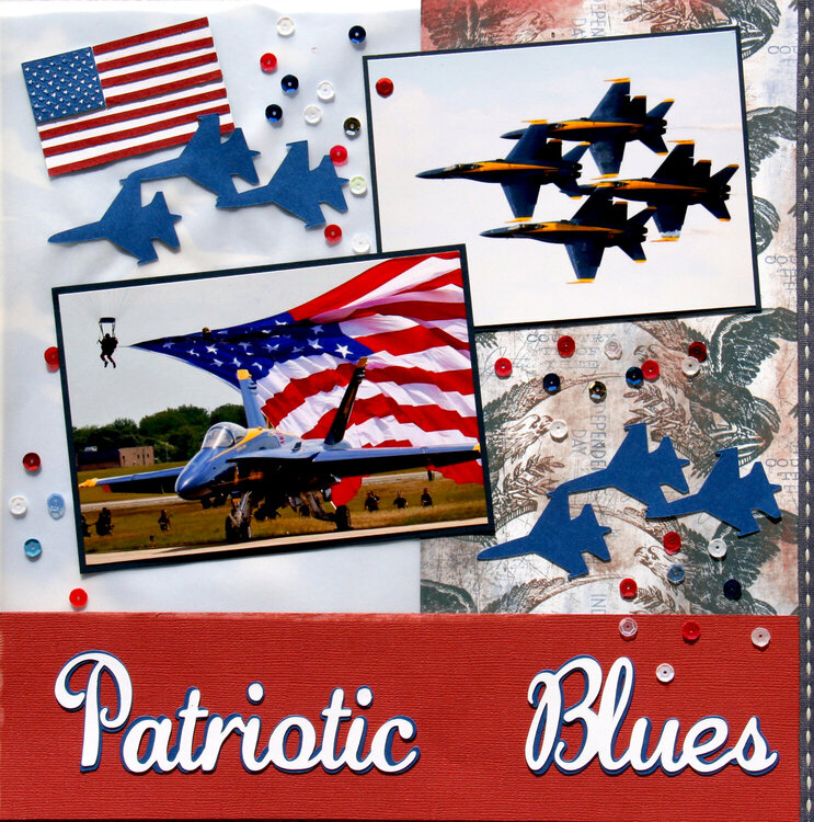 Patriotic Pensacola blues