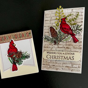 Cardinal Christmas mini