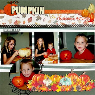 Welcome Autumn Pumpkins