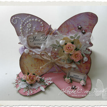 Easel card Butterfly