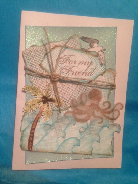 For My Friend Beach Card