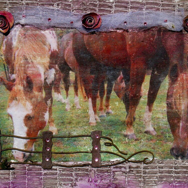 Scrap Fx Gate mini-&quot;Dusty&quot; the horse