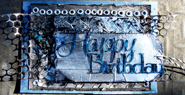 Happy Birthday card (Scrap Fx and Gauche Alchemy)