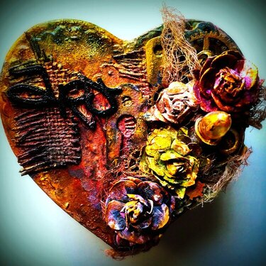 Steampunk heart box (video tutorial)