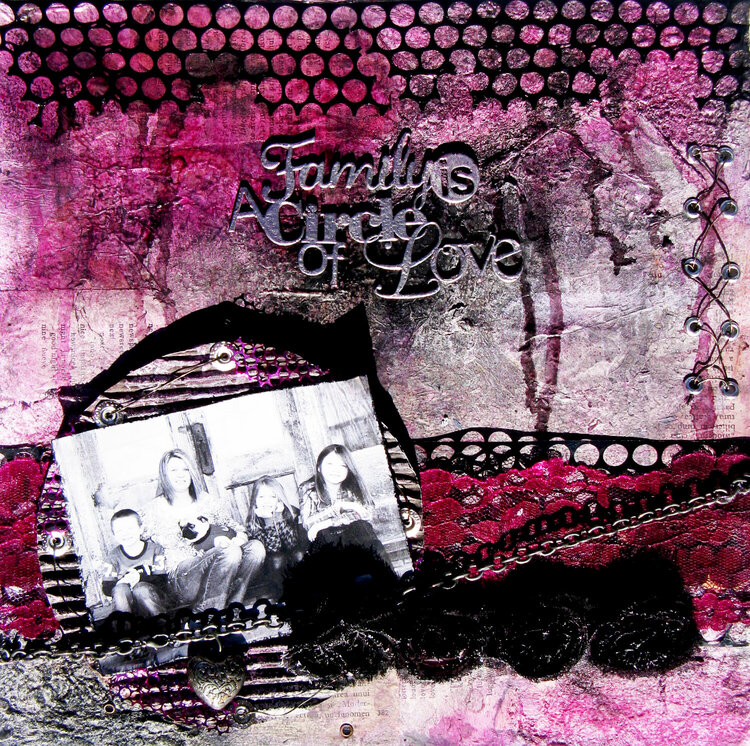 Gauche Alchemy &quot;Family is a circle of love&quot; (scrapfx)