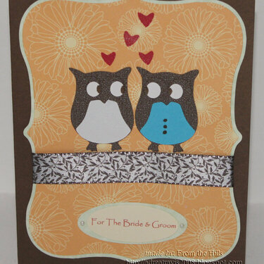 Owl Wedding Card