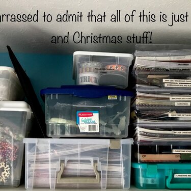 Reorganized Scrap Room!