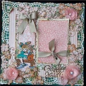 Garden Fairy with Once Upon a Springtime papers