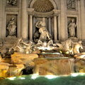 Trevi Fontain by nicht