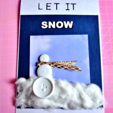Let it Snow snowman