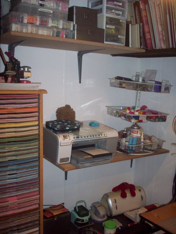 my scrapbooking room