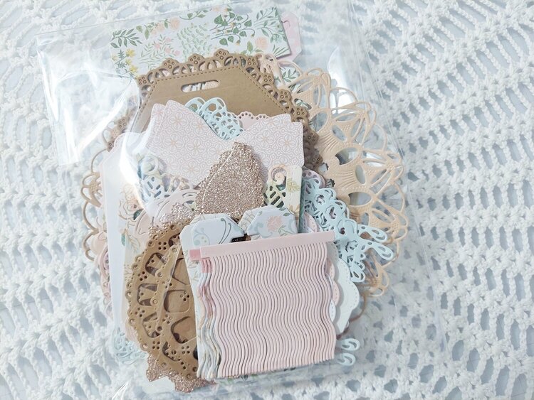 Swap project using Crate Paper Gingham Garden collection