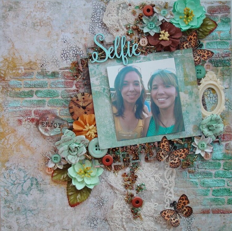 Scrapbook Layout DT Project for ReneaBouquets