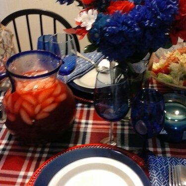 Americana Tablescape