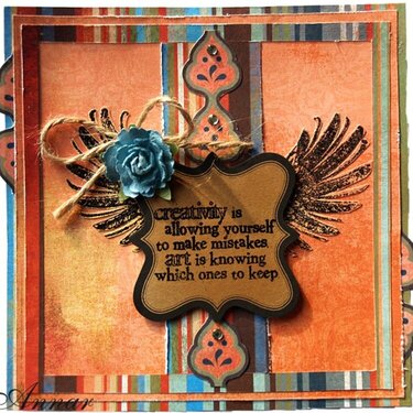 Card &quot;Creativity&quot;