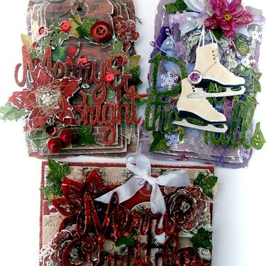 Christmas cards / Fabscraps