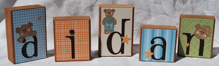 Personalized Baby Name Blocks