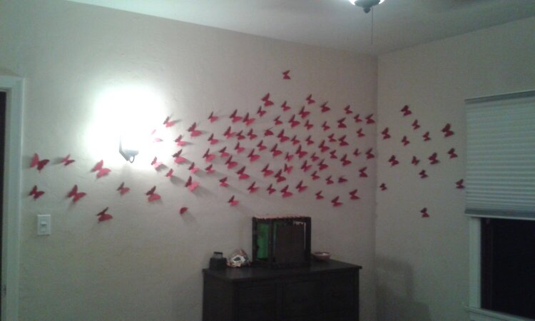 Butterflies on the walls