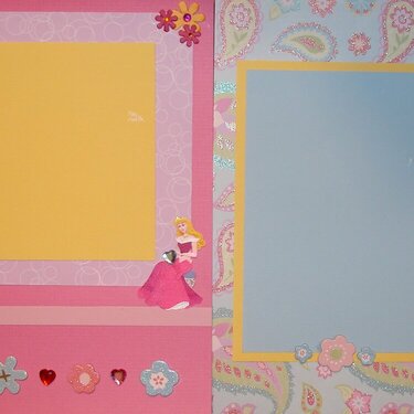 Disney Princess Scrapbook Layout