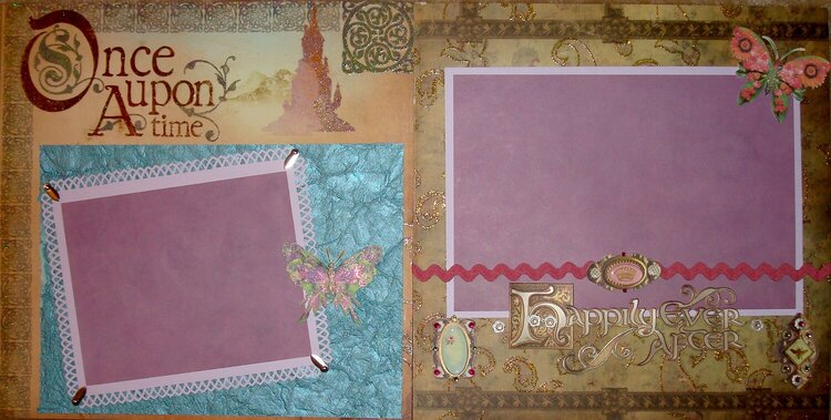 Once Upon a Time Scrapbook Layout