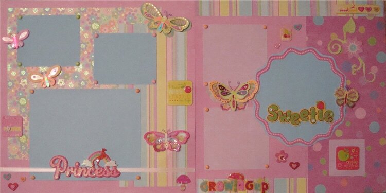 Princess Scrapbook Layout