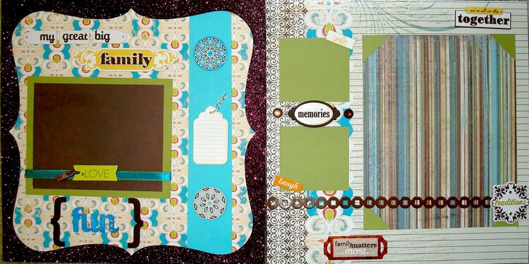 Family Scrapbook Layout