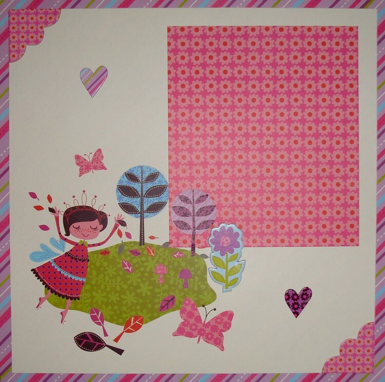 Girl Scrapbook Page