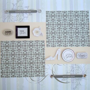 Wedding Scrapbook Page