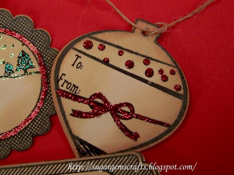 Vintage Christmas Tags My Thoughts Exactly stamps and SVG&#039;s