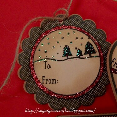 Vintage Christmas Tags My Thoughts Exactly stamps and SVG&#039;s