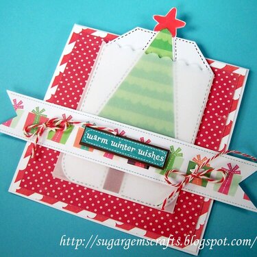 Warm Winter Wishes -Tag card