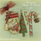 Vintage Christmas Mitten Ornament/ Card  All pieces