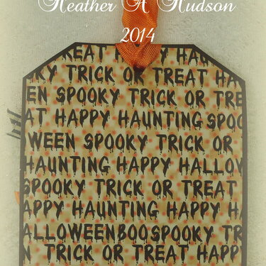 Vintage Halloween Spooktacular Tag for My Artistic Adventures  Halloween Challenge