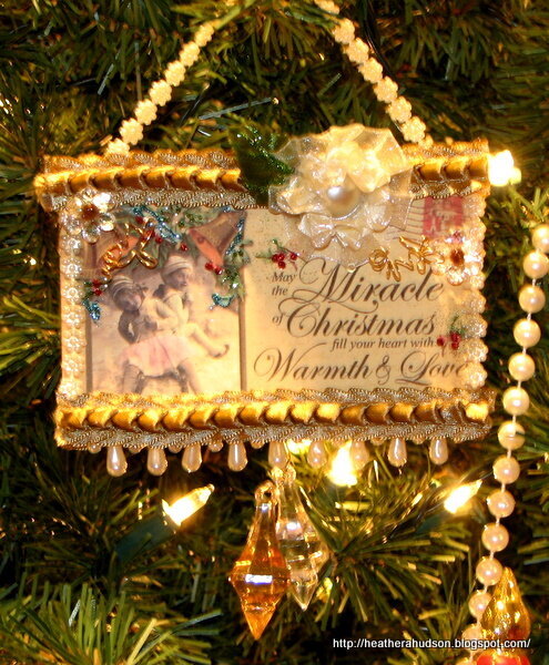 Vintage Chic Victorian Christmas Ornament