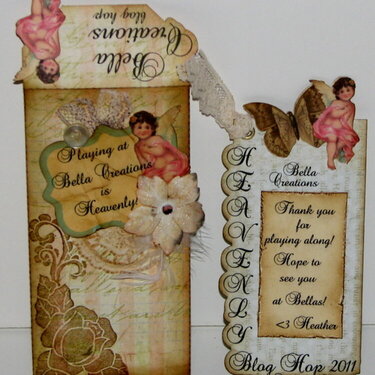 Bella Creations &quot;Heavenly&quot; Envelope and Tag Card