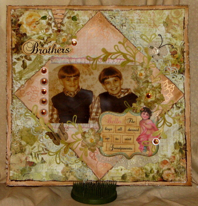 Bella Creations DT SKetch Layout &quot;Brothers&quot;