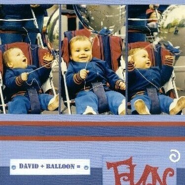 David + Balloon = FUN