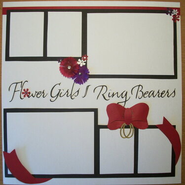 WEDDING: Flower Girls/Ring Bearers