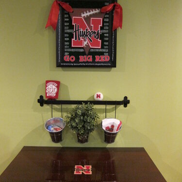 my husker wall art from MeganF
