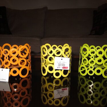 my candle holders from Gordmans for $1.49!  :)