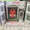 Victorian dress shop pop-up card  by TeaPapers.com