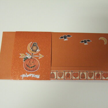 Animated Halloween Witch card by TeaPapers.com