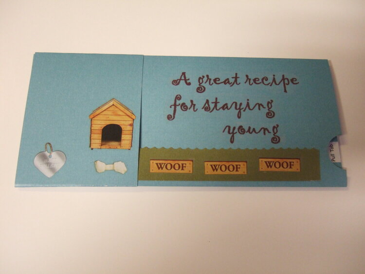 animated walking dog birthday card by TeaPapers.com
