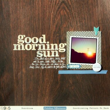 Good Morning Sun - Cocoa Daisy July Kit