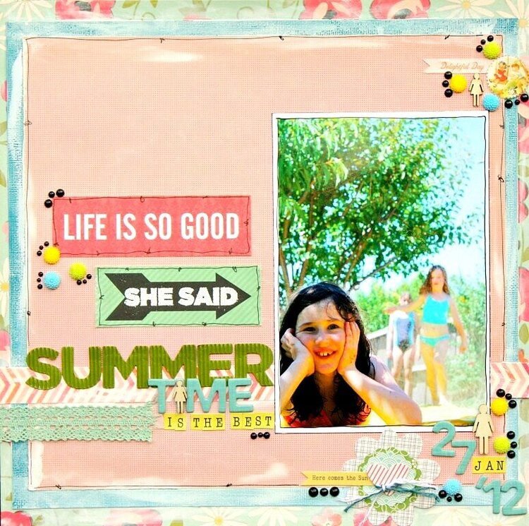 Summer Time - Cocoa Daisy September Kit